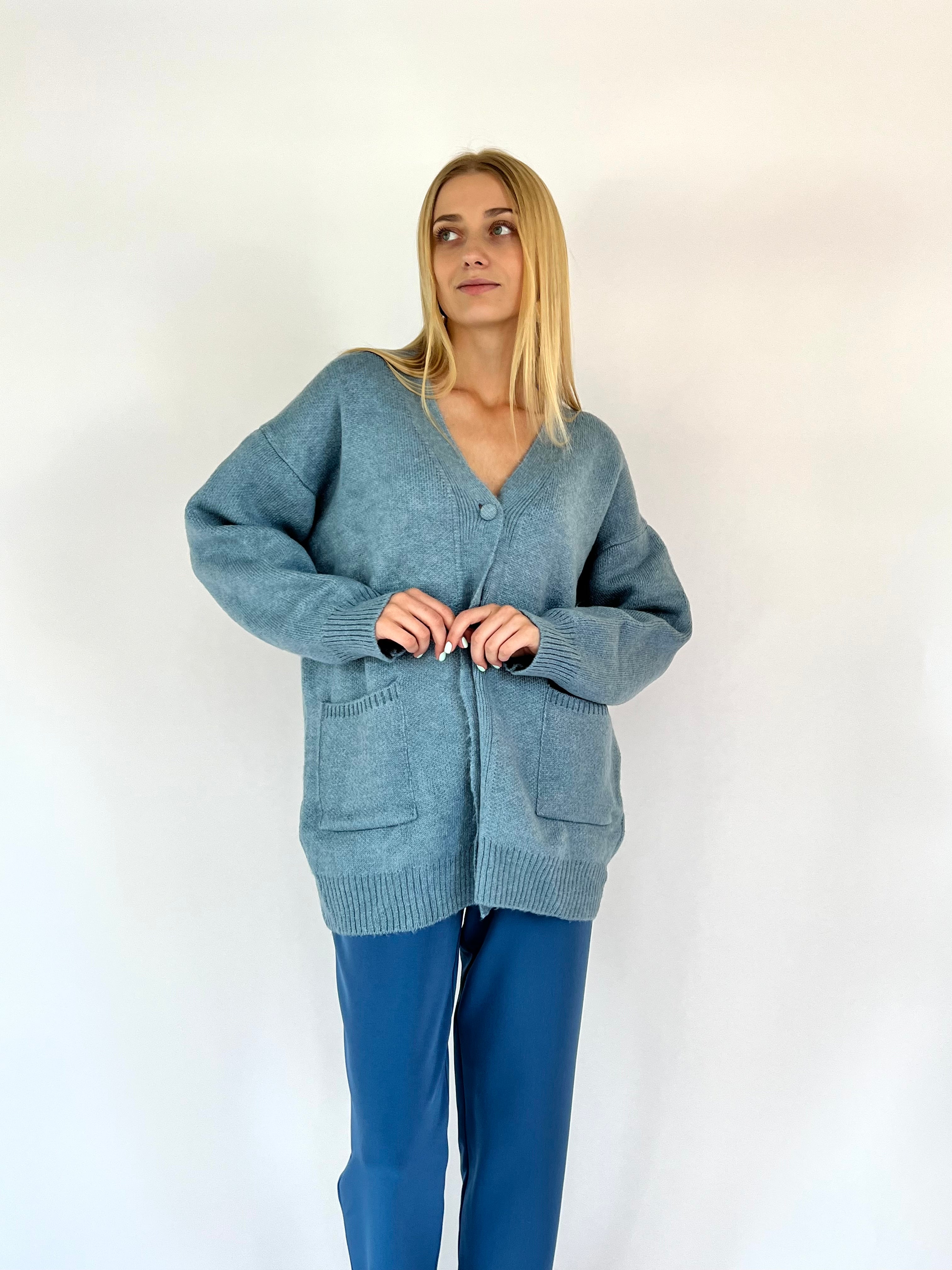 Knit Cardigan with Buttons