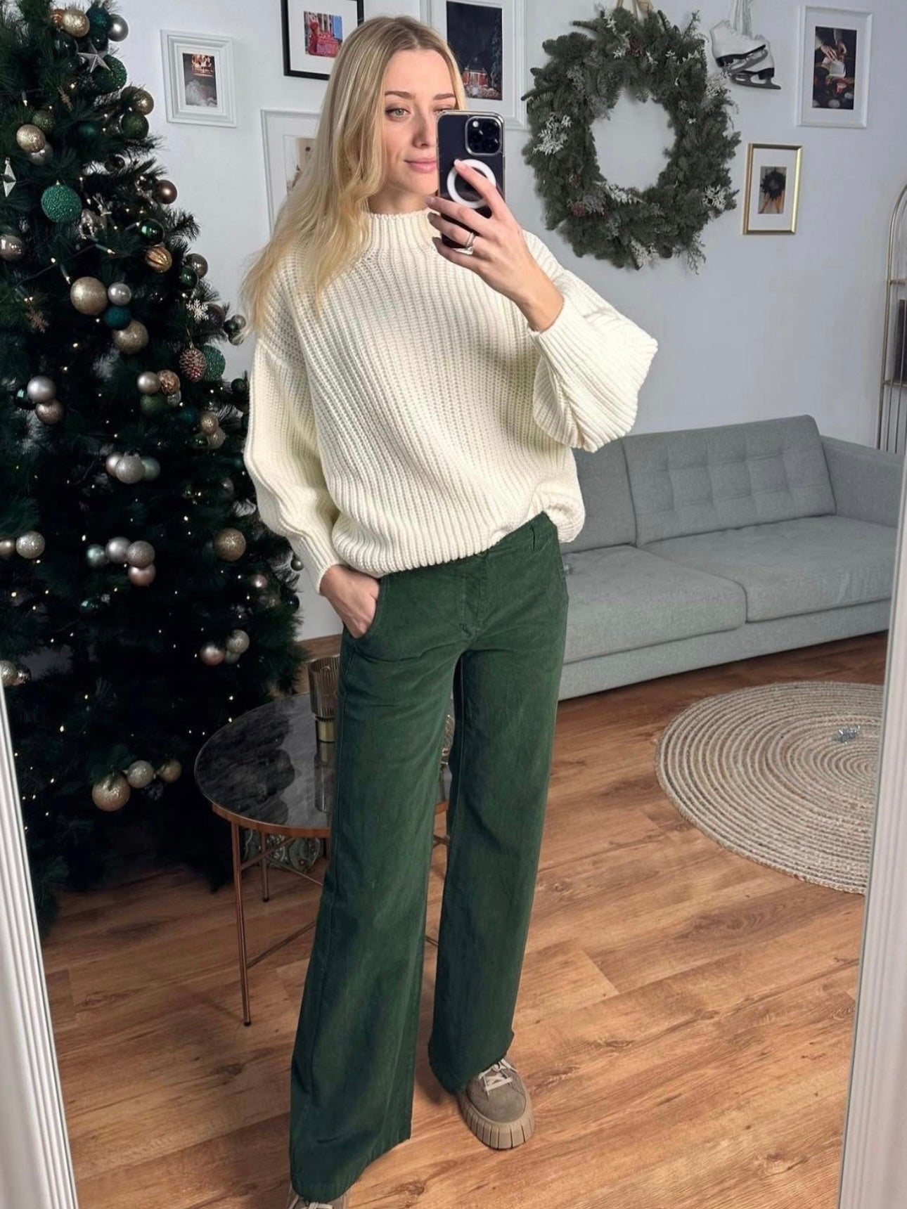 Velvet Wide-leg pants